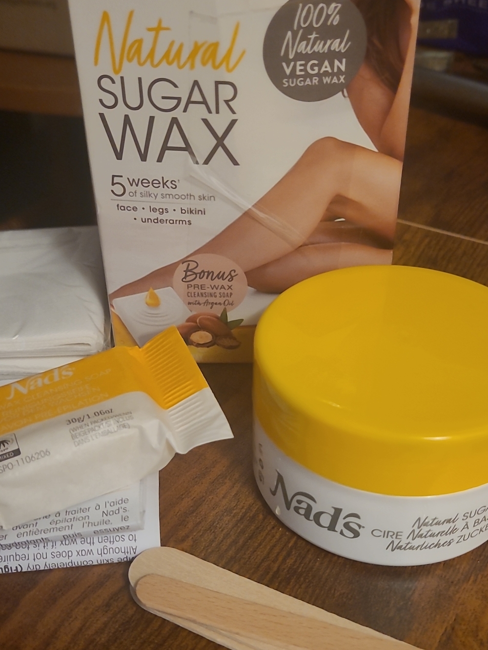 Nad's Natural Sugar Wax Kit